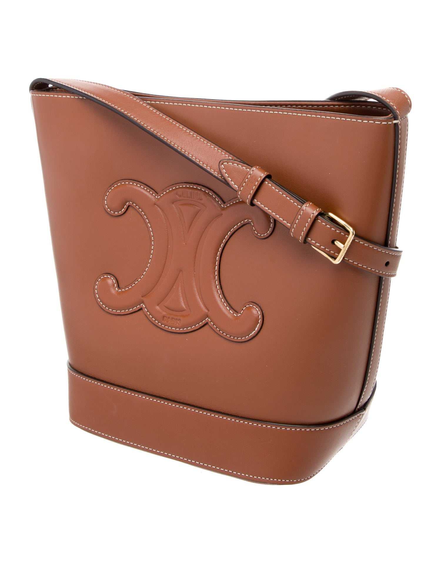 Celine Triomphe Bucket Bag Small